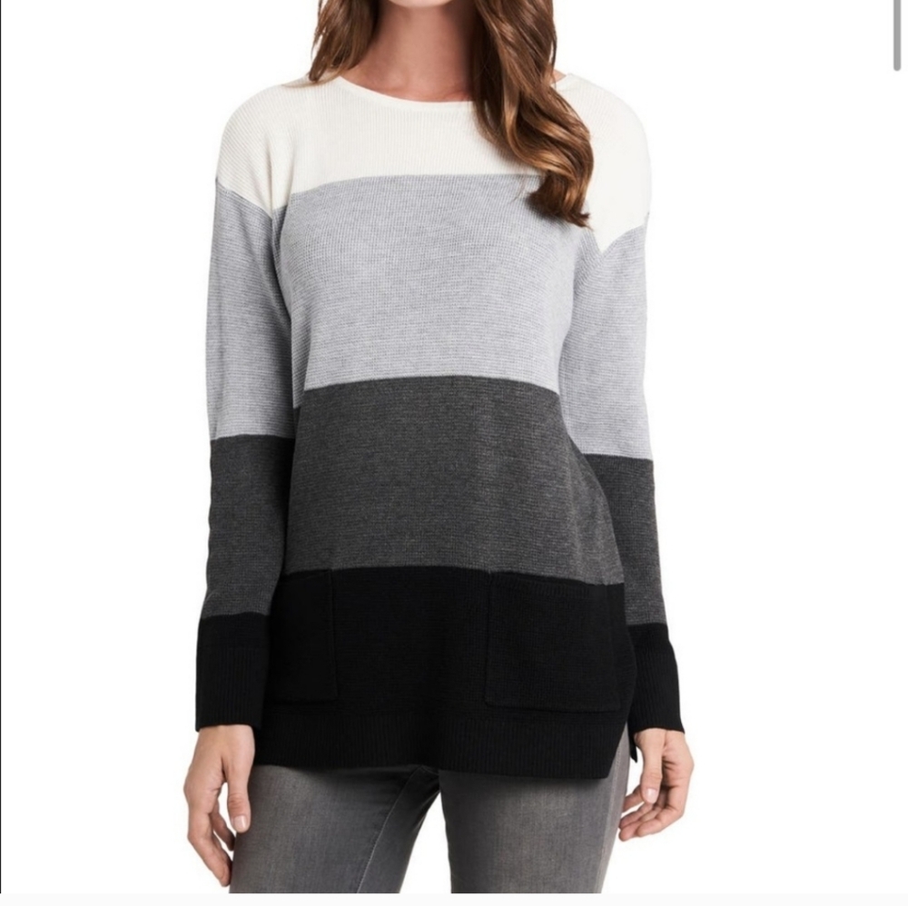Vince Camuto,NWT,Colorblock Pocket knit Sweater,XS